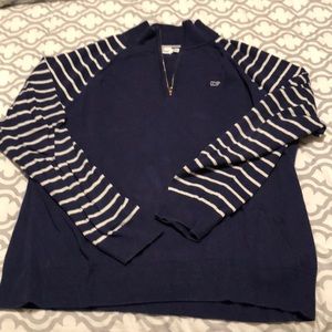 Vineyard Vines Navy Quarter Zip